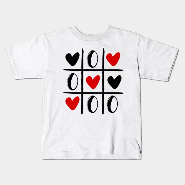 XO Love Kids T-Shirt by deificusArt